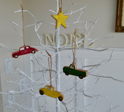 Classic Car Ornament set, set of three