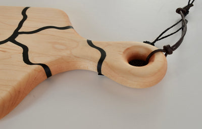 Hard Maple & Resin Cutting Board