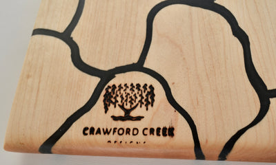 Hard Maple & Resin Cutting Board