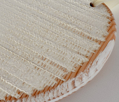 Small Cutting Board, traditional heart,  white,  handcrafted from Fir wood