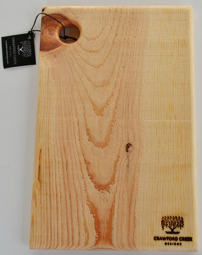 Natural Cutting Board handcrafted from Fir wood