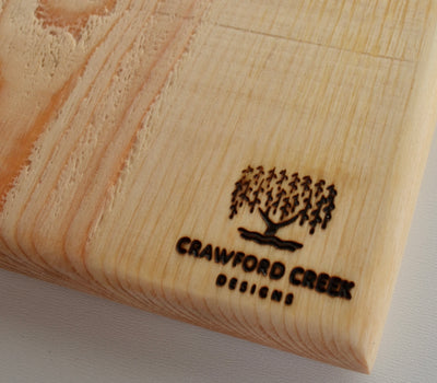 Natural Cutting Board handcrafted from Fir wood