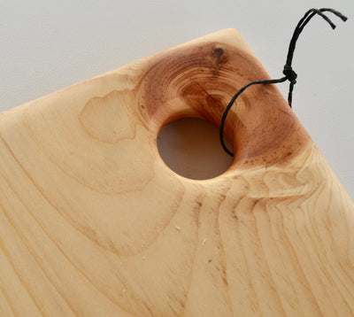 Natural Cutting Board handcrafted from Fir wood
