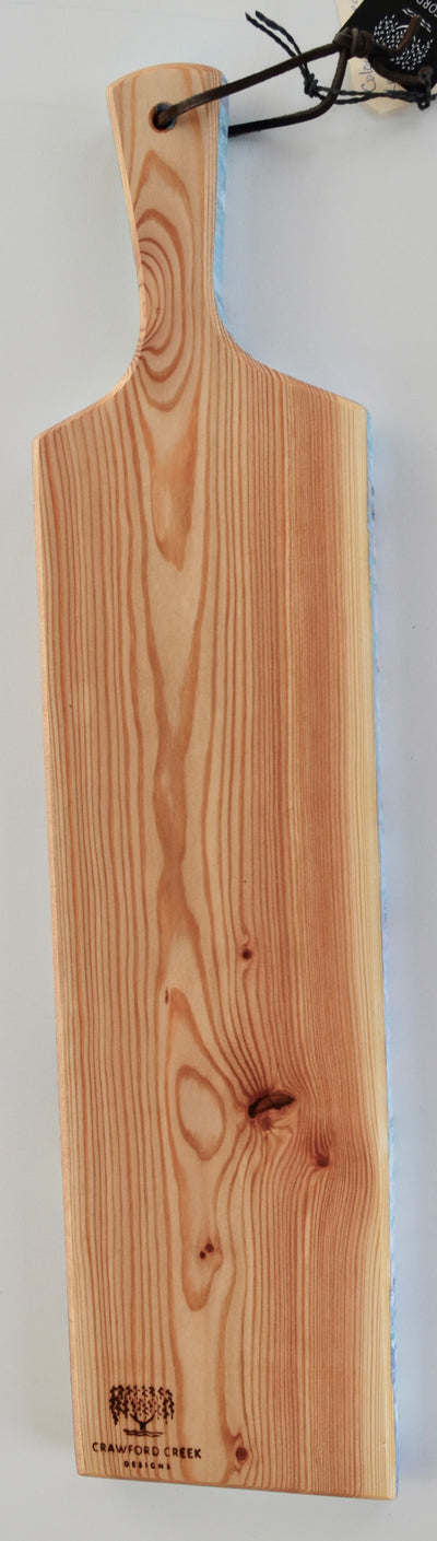 Acrylic & Resin Cutting Board handcrafted from natural wood Fir
