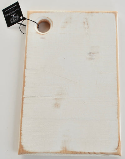 White Rectangle Charcuterie Board handcrafted from Fir wood