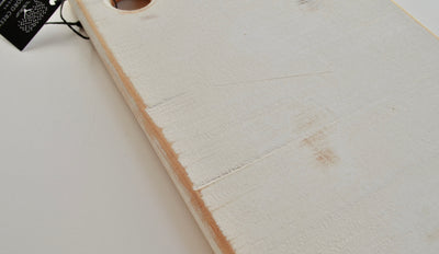 White Rectangle Charcuterie Board handcrafted from Fir wood