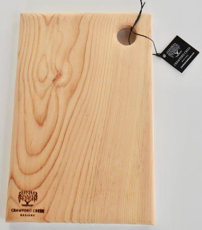 White Rectangle Charcuterie Board handcrafted from Fir wood