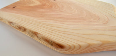 Cedar Serving Board with Two Live Edges
