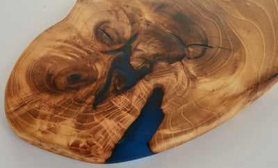 Black Locust & Resin Cutting Board, crafted from a locally sourced hardwood
