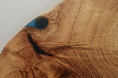 Black Locust & Resin Cutting Board, crafted from a locally sourced hardwood