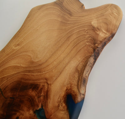 Black Locust & Resin Cutting Board, crafted from a locally sourced hardwood