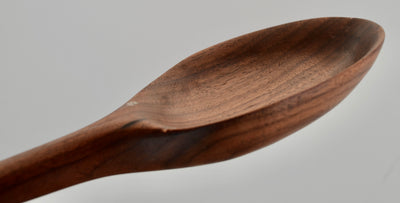 Wooden Ladle Spoon, handcrafted from Walnut