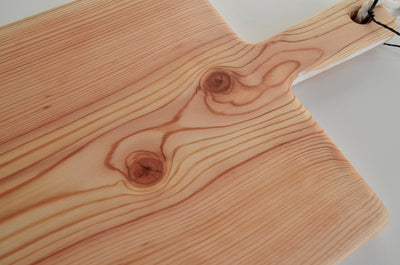 White Charcuterie Board handcrafted from Fir wood