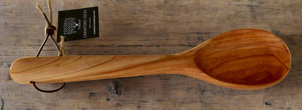 Wooden Ladle Spoon, handcrafted from Cedar