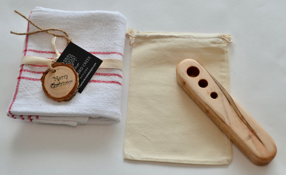 Holiday Cooking Bundle: Ambrosia Maple Kale Stripper + Cotton Tea Towel