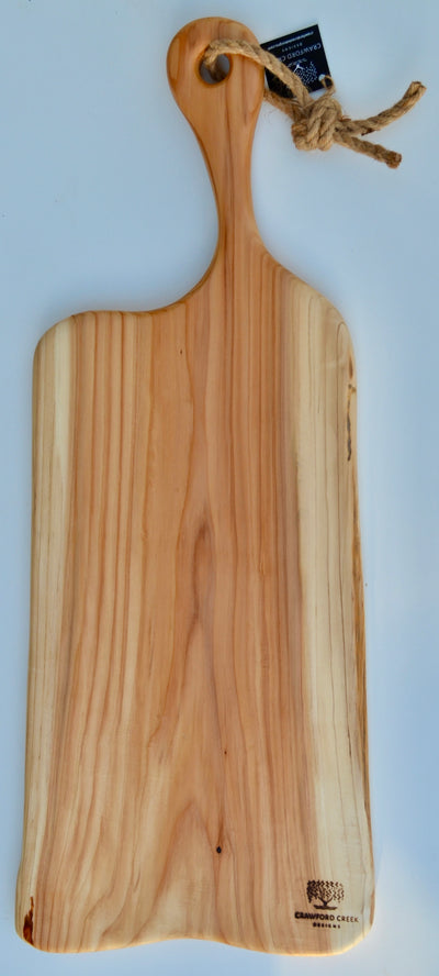 Large Cedar Serving Board with Live Edge