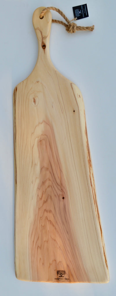 Extra Large Cedar Serving Board with Two Live Edges