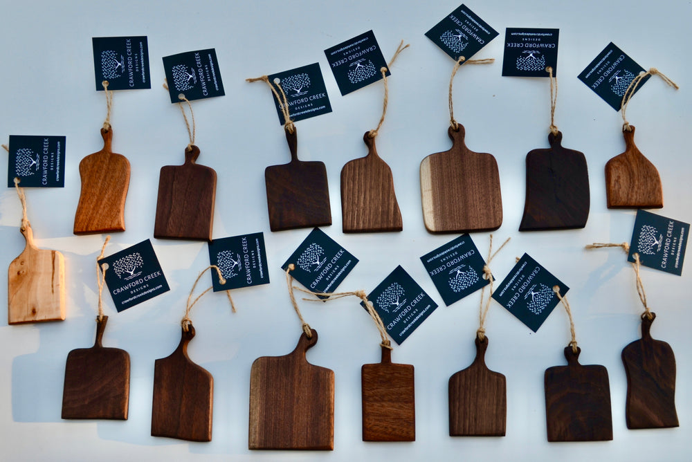 Mini Board Ornaments Walnut