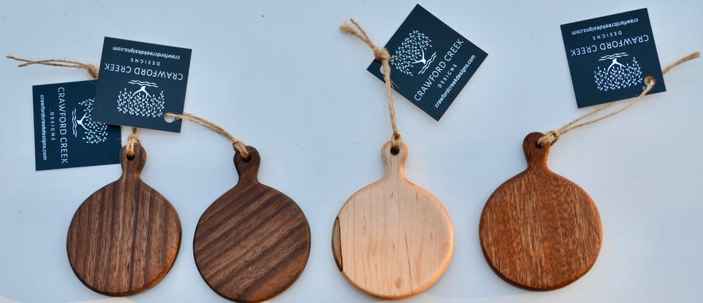 Mini Board Ornaments Walnut Sappelle