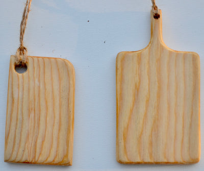 Mini Board Ornaments Walnut