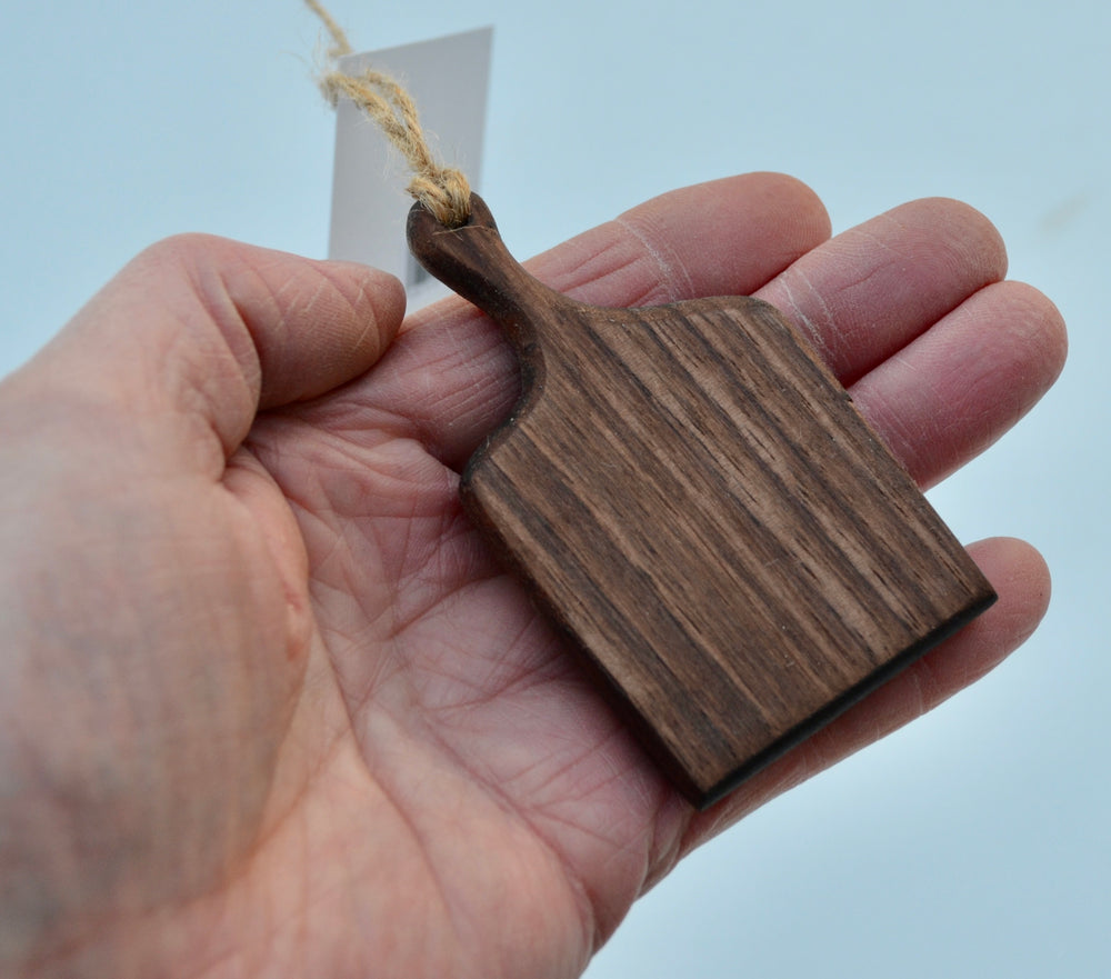 Mini Board Ornaments Walnut