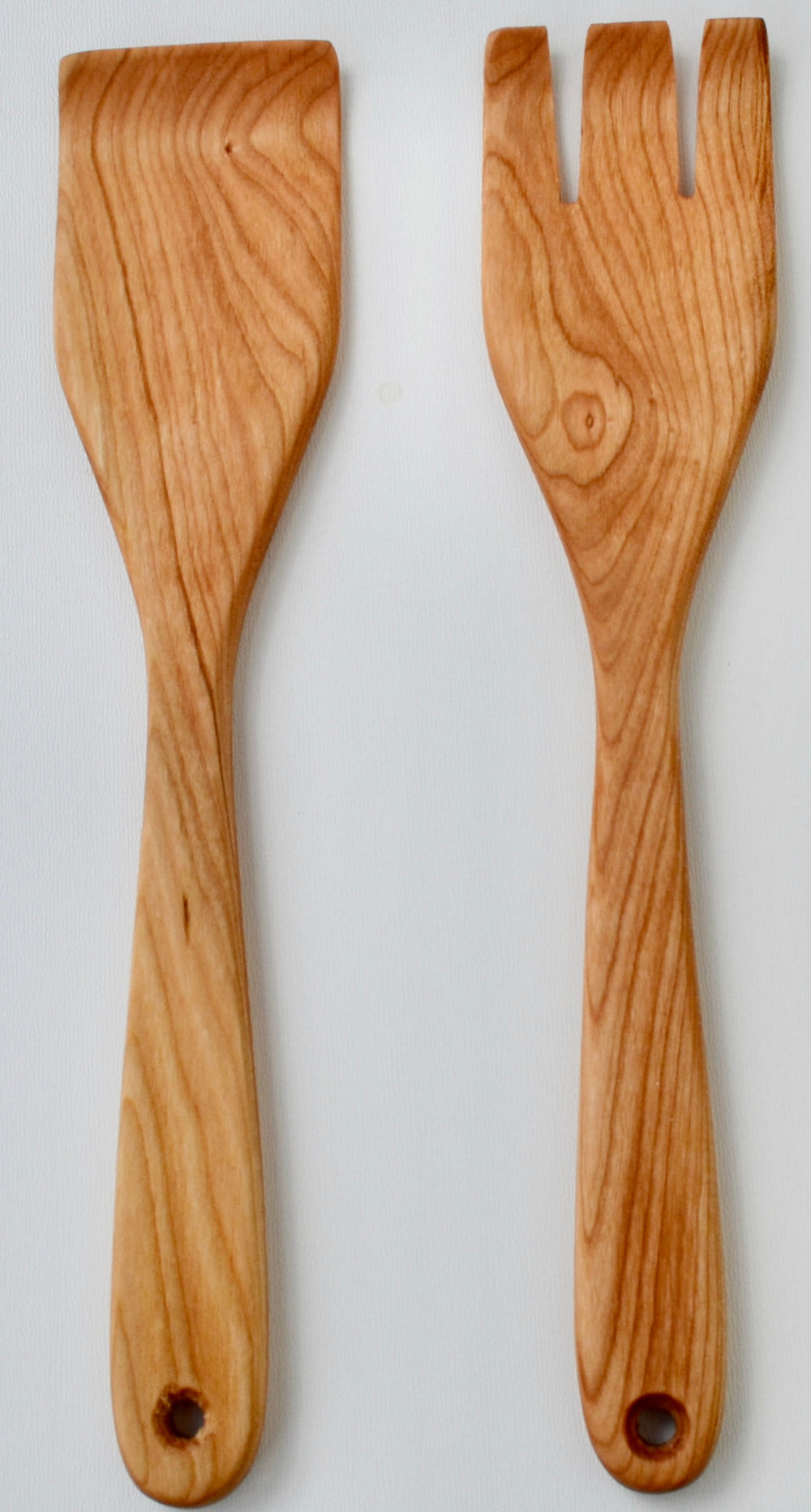 Salad Forks, handcrafted from Cherry