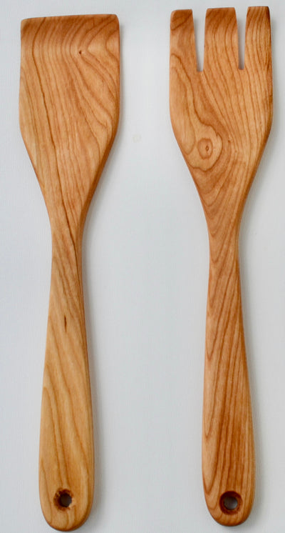 Salad Forks, handcrafted from Cherry