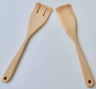 Salad Forks, handcrafted from Fir