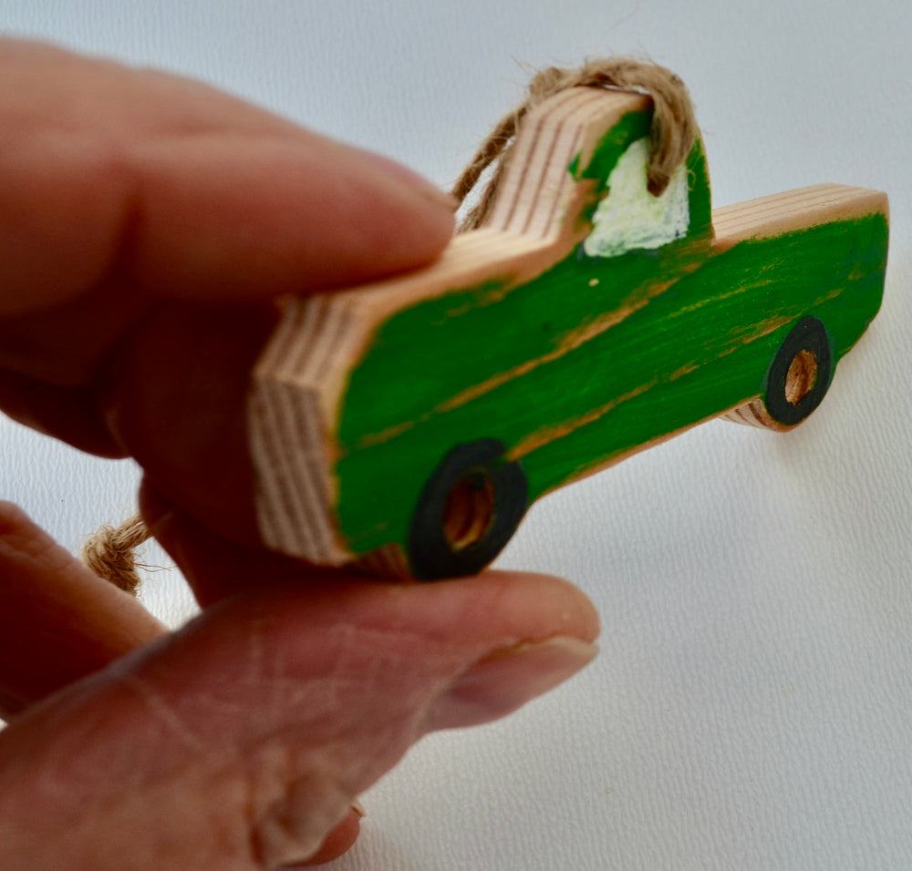 Classic Car Ornament set, set of three