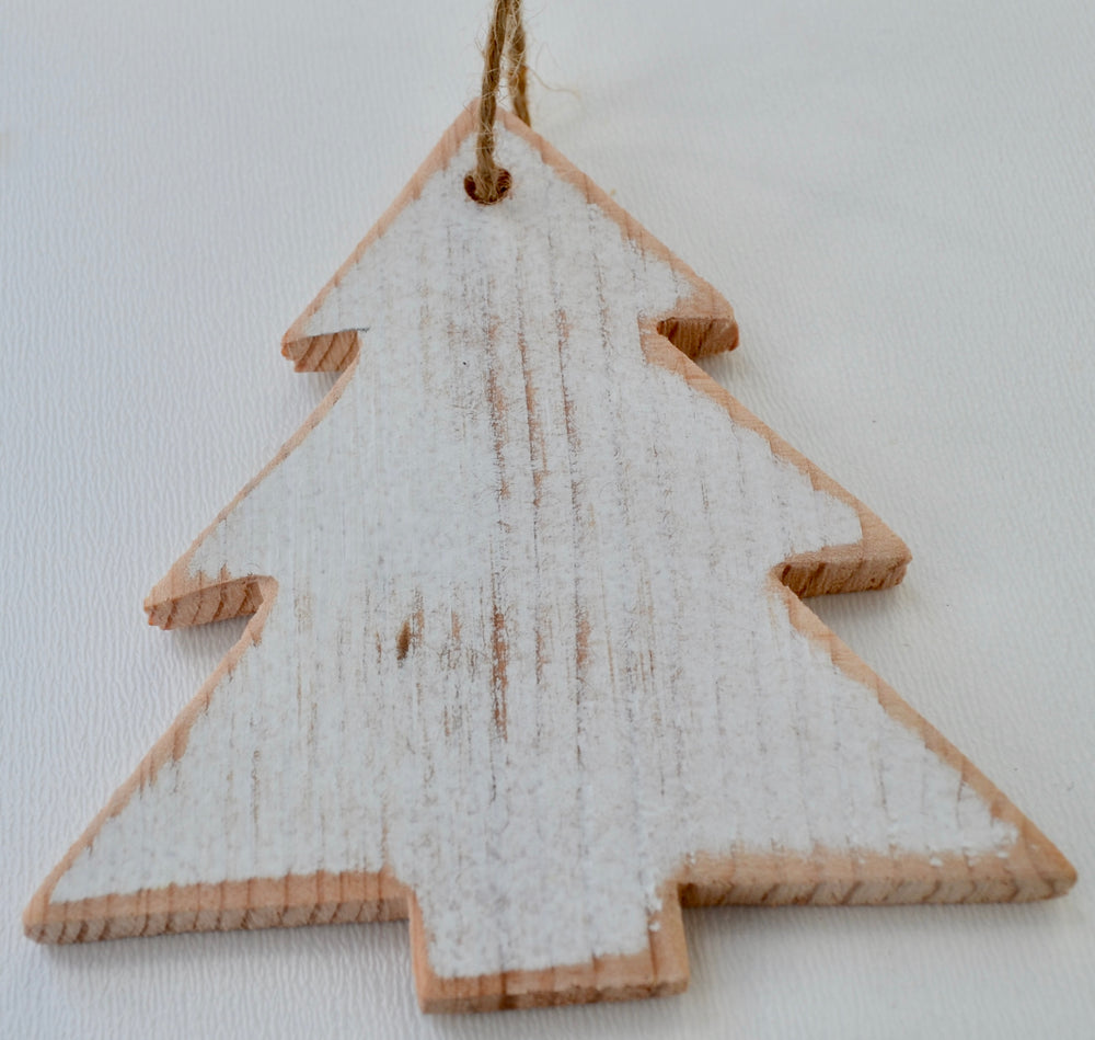 Distressed Tree Ornament