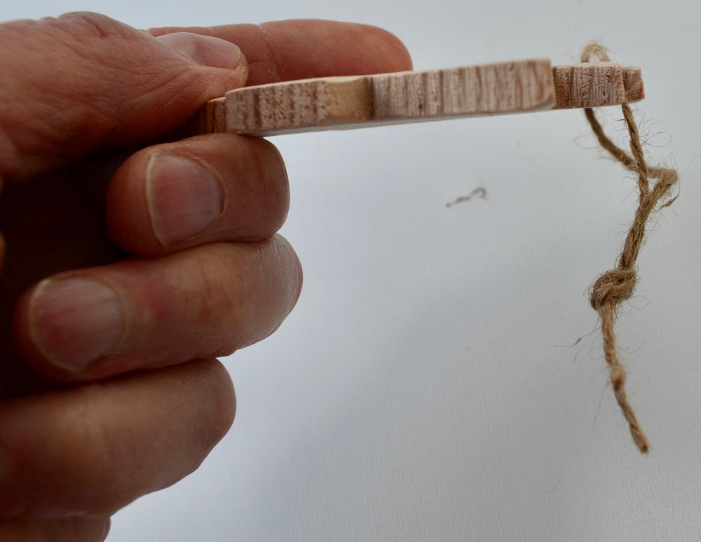 Distressed Tree Ornament
