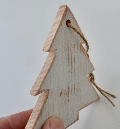 Distressed Tree Ornament