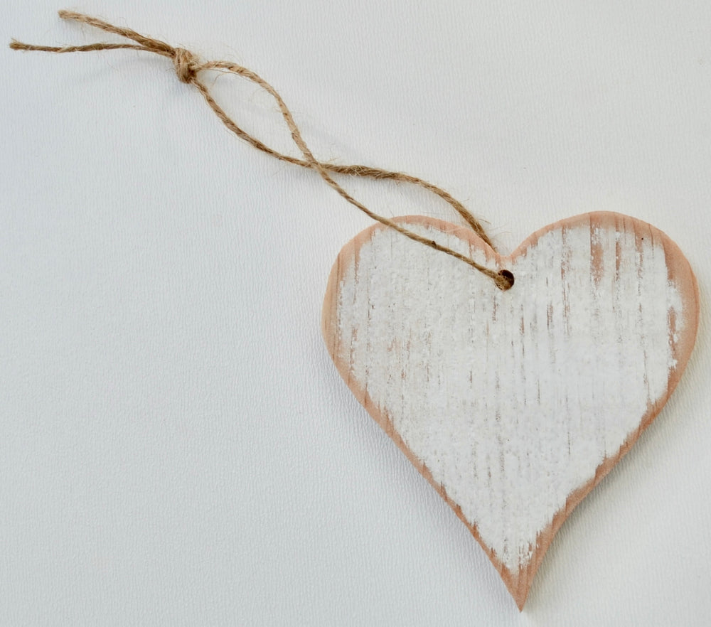 Distressed Heart Ornament, one