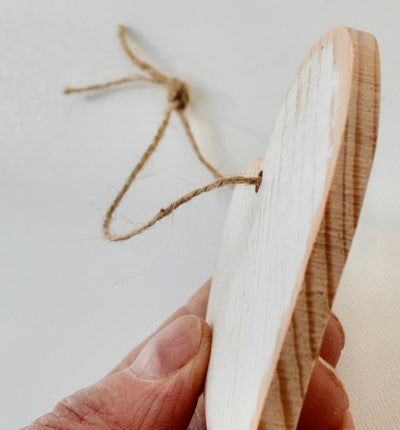 Distressed Heart Ornament, one