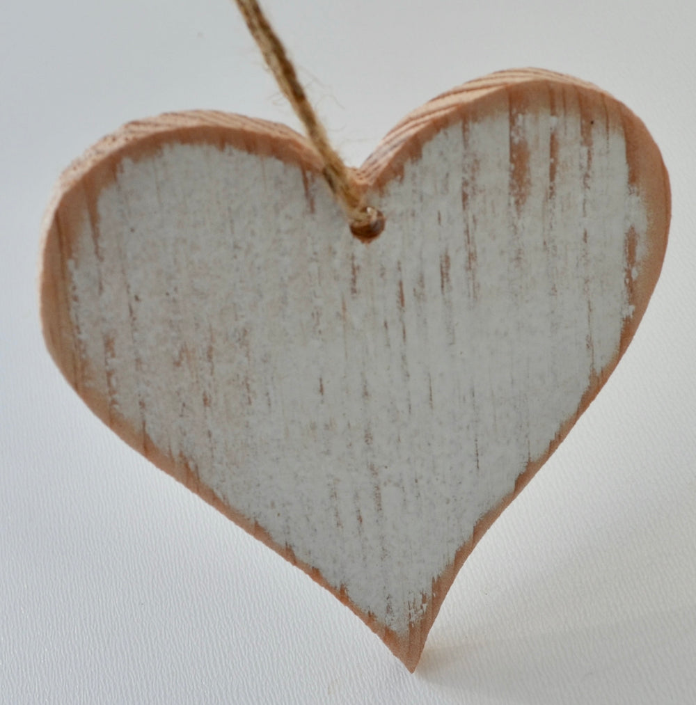 Distressed Heart Ornament, one