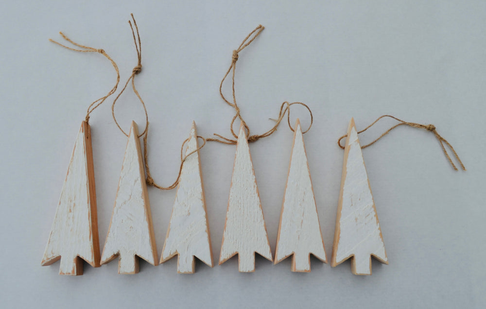 Vintage Tree Ornaments (set of 6)
