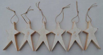Vintage Star Ornaments (set of 6)