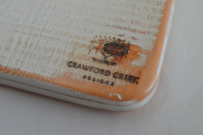 White Charcuterie Board handcrafted from Fir wood