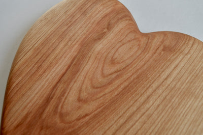 Aged Heart Cutting Board handcrafted from Eastern Birch