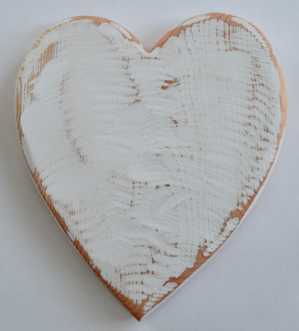 White Heart Serving Board handcrafted from Fir wood.