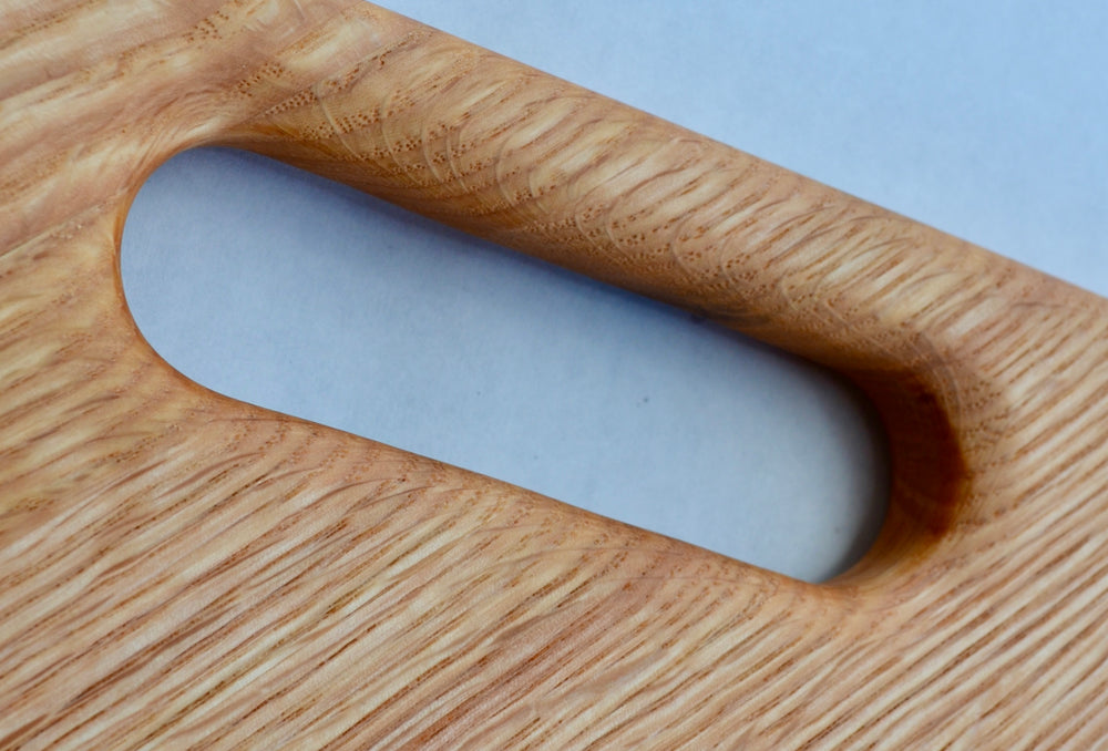 Triangle cutting board handcrafted from Oak