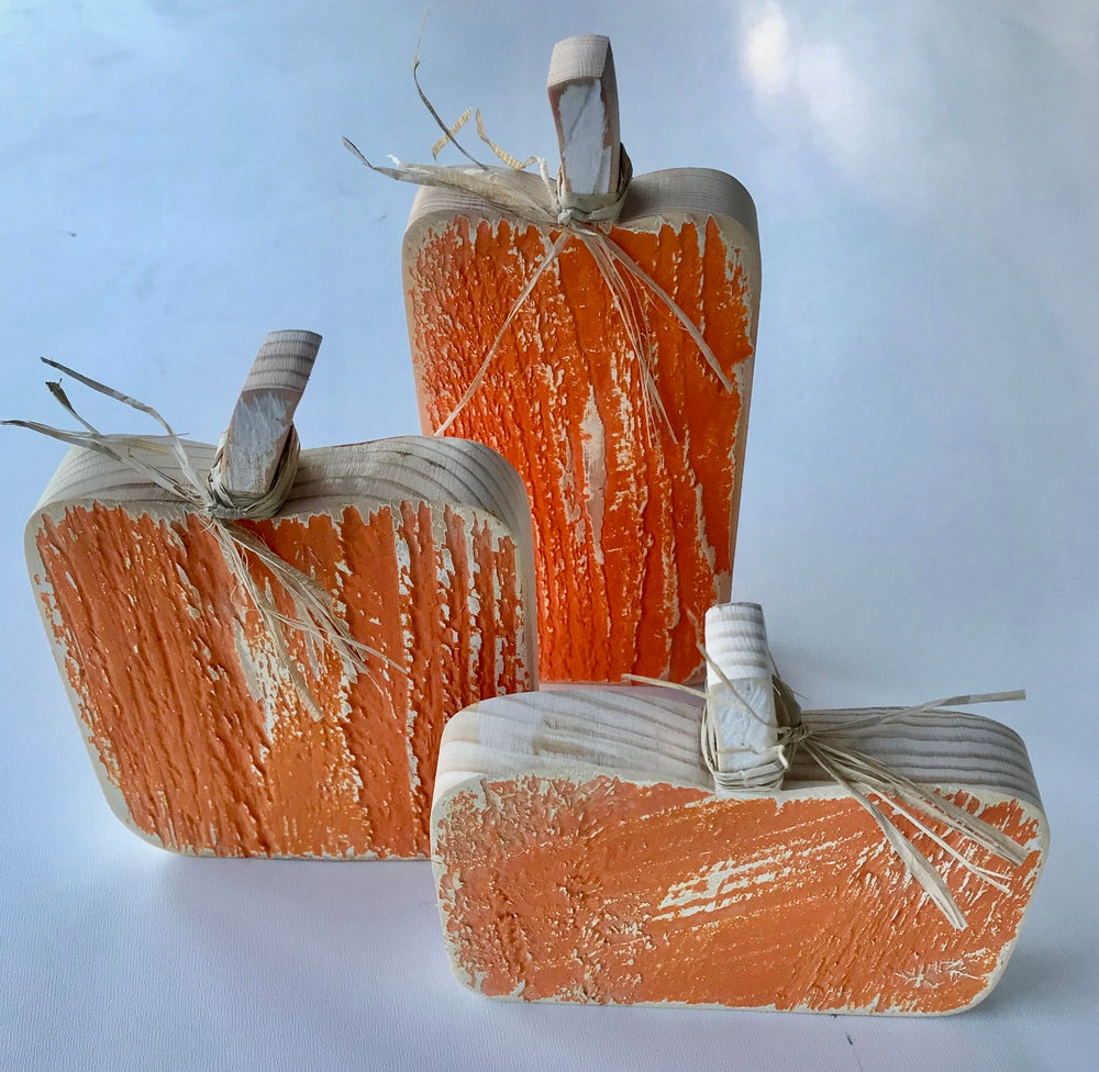 Orange Pumpkins (Set of 3)