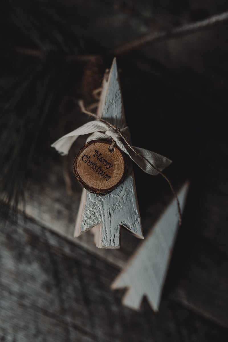 Set of four (4) Vintage Tree Ornaments